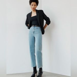 Everlane The Way High Jean in Light Indigo, Size 25